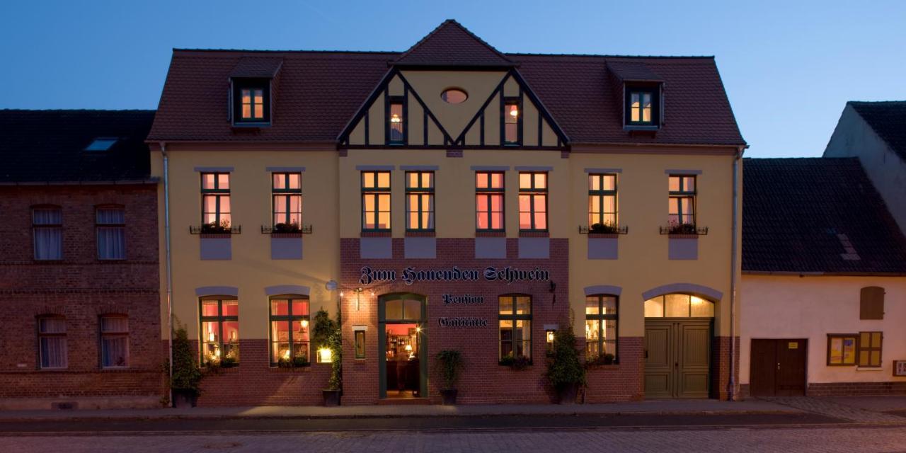 Gasthaus Und Pension "Zum Hauenden Schwein" Wörlitz Zewnętrze zdjęcie